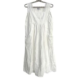 The 1 for U Nightgown Womens XL White Cotton Lace Cottagecore Prairie Victorian